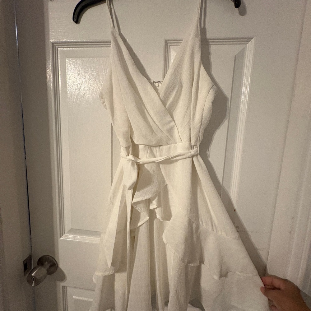 Bridal Shower White Dress from Francesca‘s
